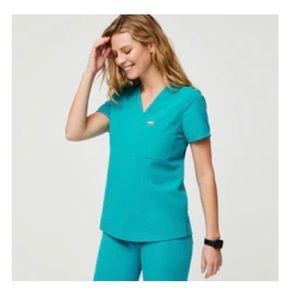 Figs Catarina + Yola TEAL Scrub Set